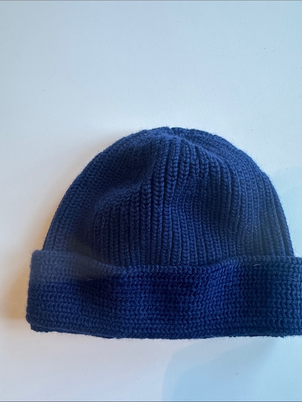 UNISEX Navy Knit Beanie Hat
